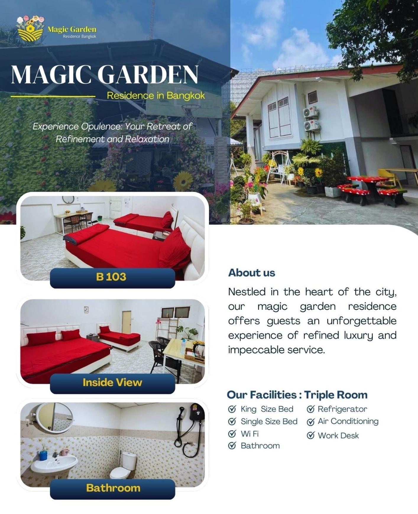Séjour chez l'habitant Magic Garden Bangkok